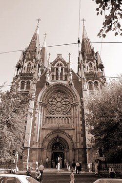 Kościół św. Elżbiety we Lwowie (od frontu)